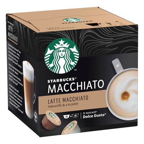Картинка Кофе в капсулах Starbucks Dolce Gusto Latte Macchiato 12шт