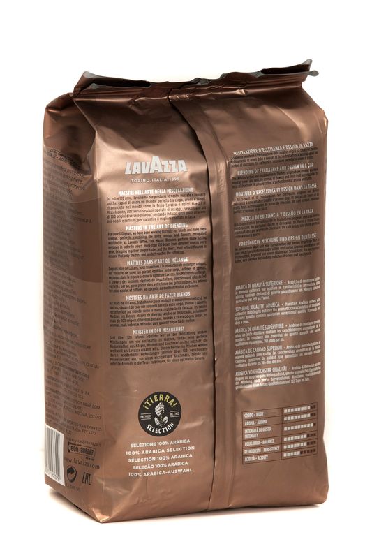 Картинка Кофе в зернах Lavazza Tierra Selection 1 кг