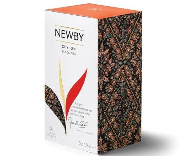 Зображення Чорний чай Newby Цейлон в пакетиках 25 шт (310030)