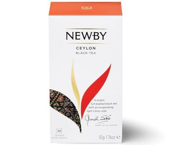 Картинка Черный чай Newby Цейлон в пакетиках 25 шт (310030)