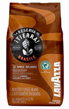 Картинка Кофе в зернах Lavazza Tierra Brasile 100% Arabica Espresso, 1 кг