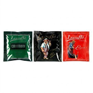 Зображення Набір кави в чалдах Lucaffe 3 види Світова подорож 150 шт