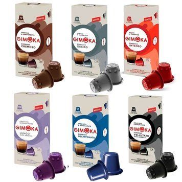 Картинка Набор кофе в капсулах 6 видов Nespresso Gimoka Мега ассорти 60 шт
