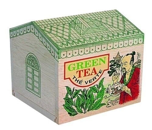 Картинка Зеленый чай в деревянном домике Млесна 150 г