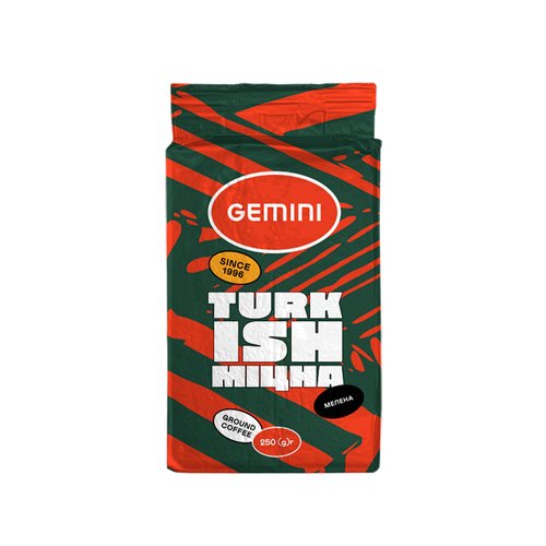 Картинка Кофе молотый Gemini Espresso Turkish 250 г