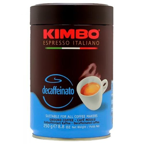 Картинка Кофе молотый KIMBO ESPRESSO DECAFFEIN ж/б 250 г