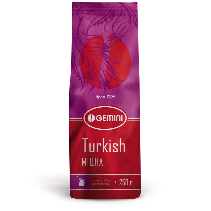 Картинка Кофе молотый Gemini Espresso Turkish 250 г