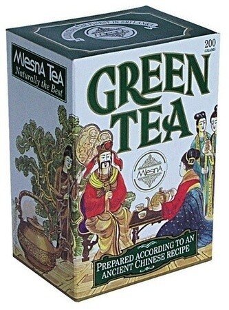 Картинка Зеленый чай Китайский Млесна картонная коробка 100 г