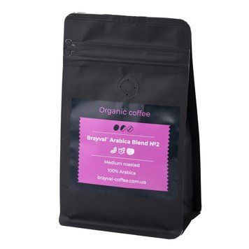 Зображення Кава в зернах Brayval 100% Arabica blend №2, 200 г