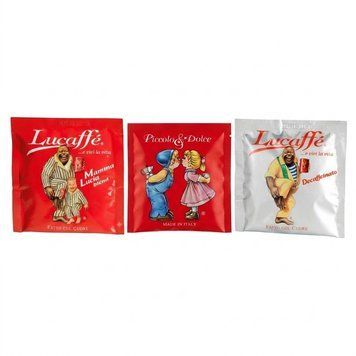 Зображення Набір кави в чалдах Lucaffe 3 види Легкий вибір 150 шт