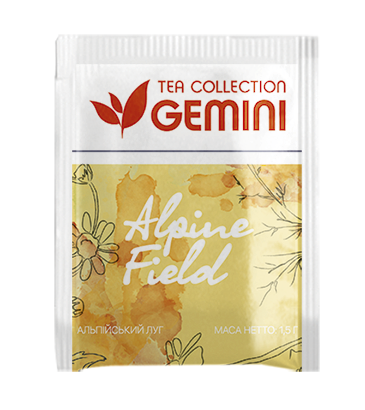 Картинка Чай травяной Gemini Альпийский луг 50 шт