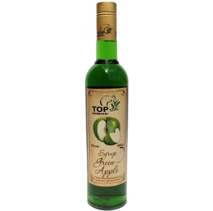 Зображення Сироп TOP зі смаком Зеленого Яблука 900 мл