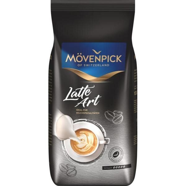 Картинка Кофе в зернах Movenpick Latte Art 1 кг