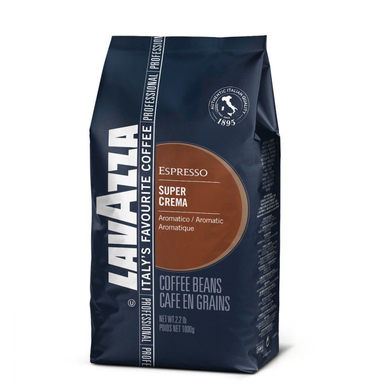 Картинка Кофе в зернах Lavazza Super Crema 1 кг