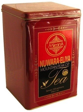 Картинка Черный чай Нувара Элия O.P Млесна железная банка 500 г