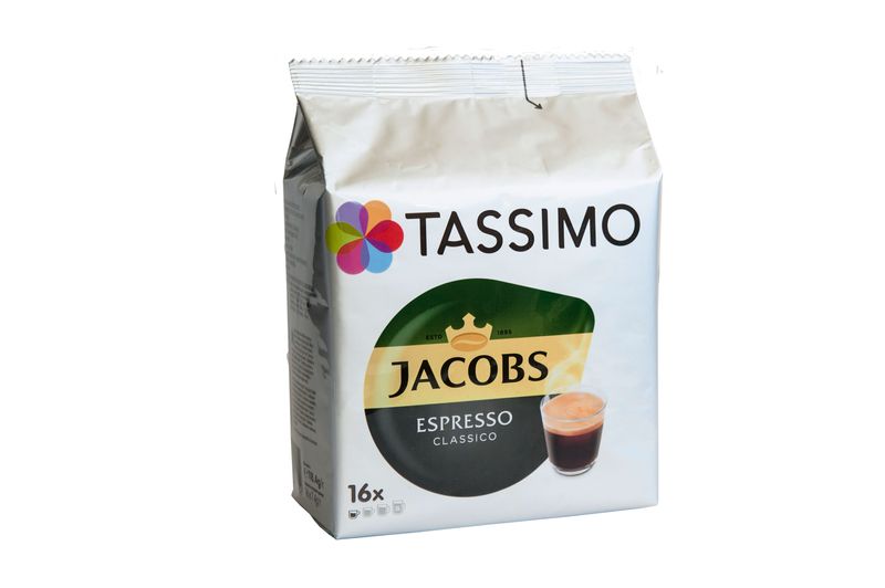 Картинка Кофе в капсулах Jacobs Tassimo Monarch Espresso 16шт