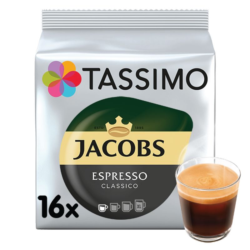 Картинка Кофе в капсулах Jacobs Tassimo Monarch Espresso 16шт