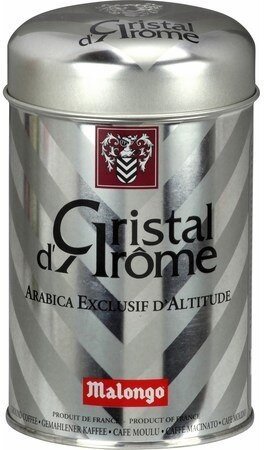 Картинка Кофе молотый Malongo Cristal D`arom Bio ж/б 250 г