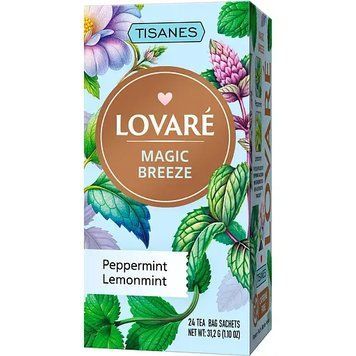 Зображення Чай Lovare Magic breeze трав'яний з м'ятою 24 пакетика