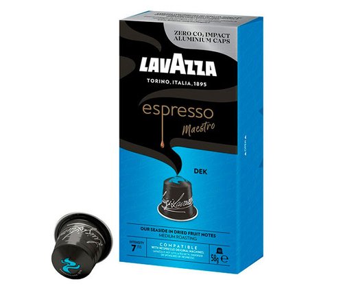 Зображення Кава в капсулах Lavazza Nespresso Espresso Maestro Decaffeinato 10 шт