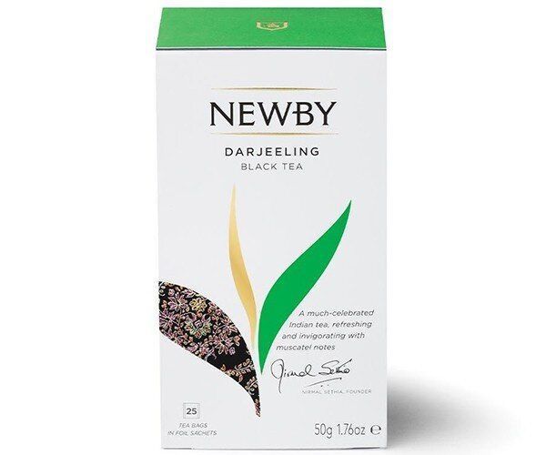 Картинка Черный чай Newby Дарджилинг в пакетиках 25 шт (310020)