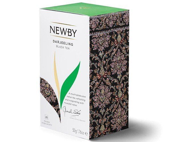 Картинка Черный чай Newby Дарджилинг в пакетиках 25 шт (310020)