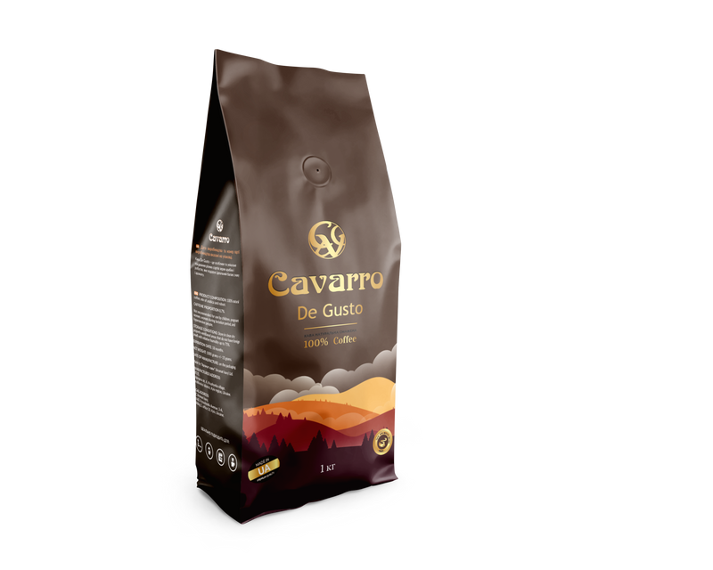Картинка Кофе в зернах CAVARRO DE GUSTO 1 кг