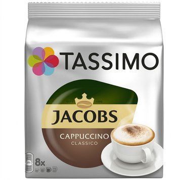 Зображення Кава в капсулах Jacobs Tassimo Cappuccino Classico / Якобс Тассімо Капучино (16 шт=8 порцій), Німеччина&nbsp;
