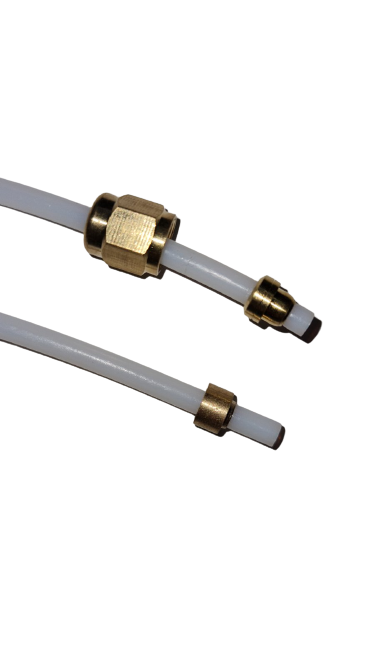 Картинка Трубка высокого давления Saeco, Gaggia 280 мм, Скоба-гайка, 9979.B29
