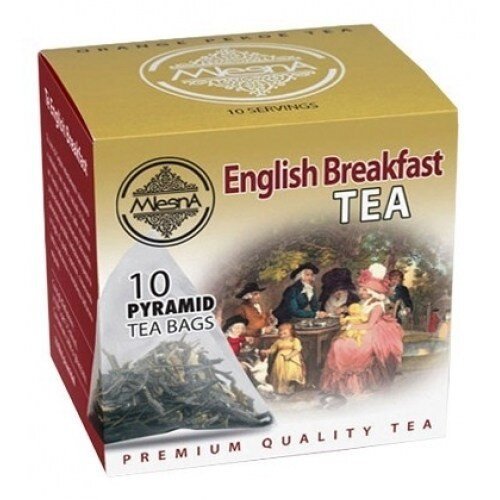 Зображення Чорний чай Англійський сніданок в пакетиках Млесна паперова коробка 20г