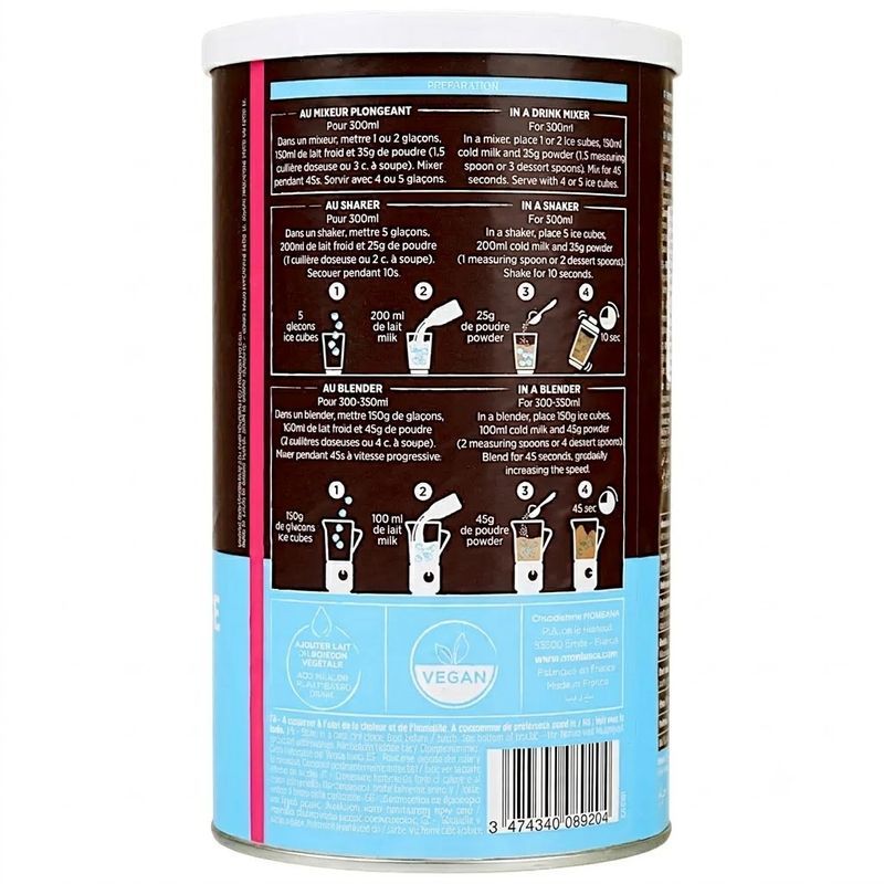 Картинка Сухая смесь для приготовления айс-шоколада Monbana Iced Chocolate 800 г