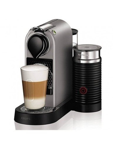 Зображення Капсульна кавоварка Nespresso Citiz Milk SILVER