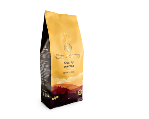 Картинка Кофе в зернах CAVARRO QUALITY ARABICA 1 кг
