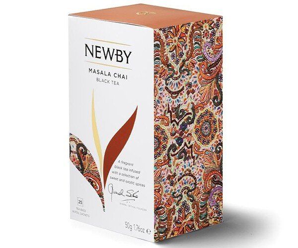 Картинка Черный чай Newby Масала в пакетиках 25 шт (311450)