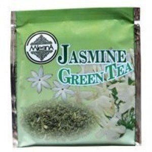 Картинка Зеленый чай Жасмин в пакетиках Млесна картонная коробка 200 г