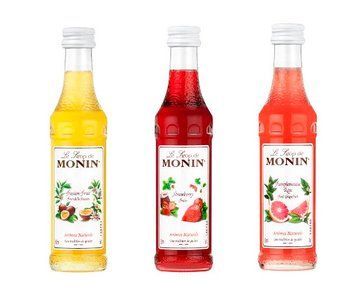 Картинка Набор сиропов Monin Лимонадный микс 3 шт 50 мл