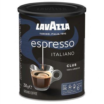 Картинка Кофе молотый Lavazza Club, оригинал, 250 г ж/б