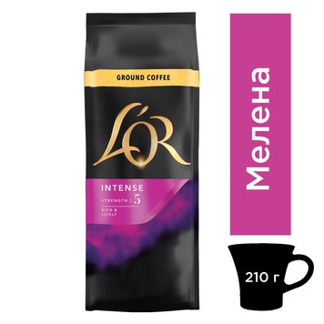 Зображення Кава мелена L`OR Intense 210 г