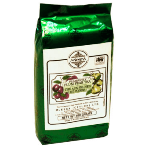 Картинка Зеленый чай Слива-груша Млесна пакет з фольги 100 г