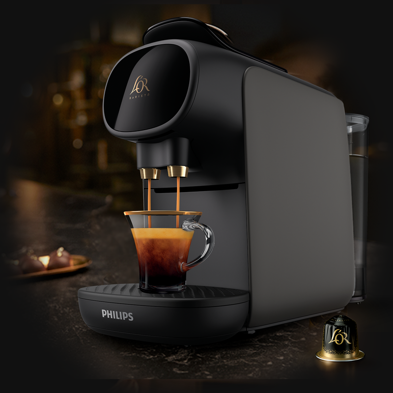 Картинка Капсульная кофемашина L'OR barista Sublime by Philips (LM9012/60) + дегустационный сет кофе в капсулах L'OR (10 капсул)