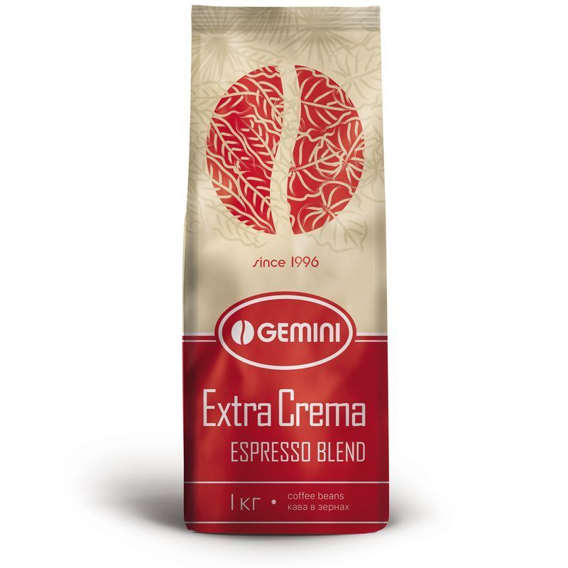 Зображення Кава в зернах Gemini Extra Crema 1 кг (ящик 8кг)
