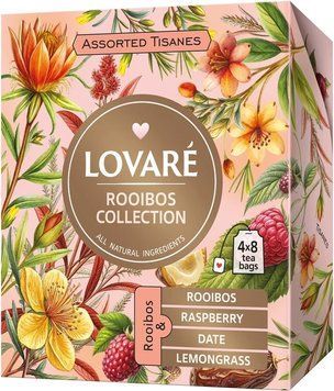 Зображення Чай Lovare ройбуш асорті 32 пакетика