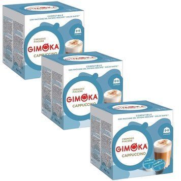 Картинка Кофе в капсулах Gimoka Cappuccino 16 шт (упак. 3 шт)