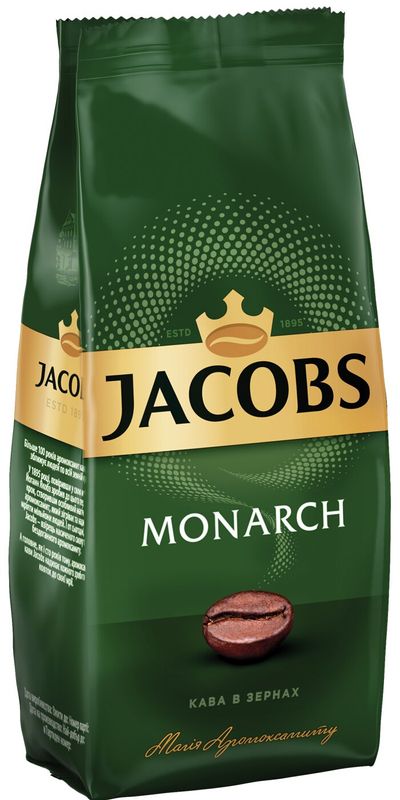 Картинка Кофе в зернах Jacobs Monarch 250 г