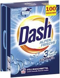 Порошок для стирки, универсальный Dash Alpen Frische Universal 100 стирок, 6 кг