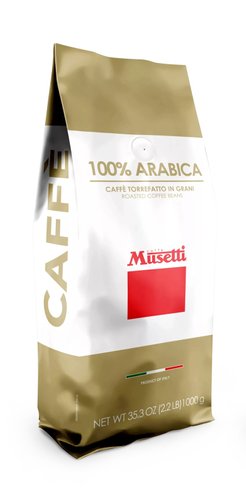 Зображення Кава в зернах Caffe Musetti Арабика 100% 1 кг