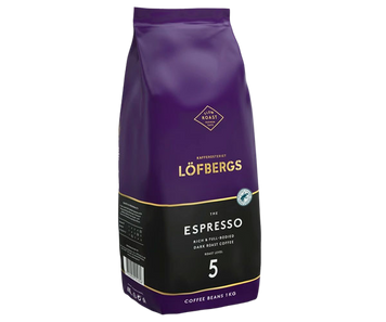 Картинка Кофе в зернах Lofbergs Espresso 1 кг