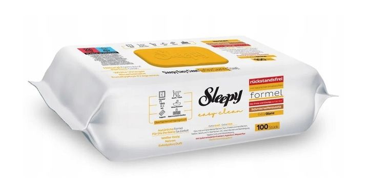 Салфетки для бытовой уборки Sleepy Easy Clean Herbal 100 шт