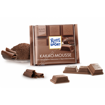 Картинка Молочный шоколад Ritter Sport Какао-мусс 100 г