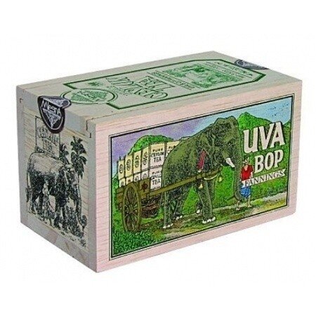 Картинка Черный чай Ува B.O.P.1 Млесна деревянная коробка 100 г